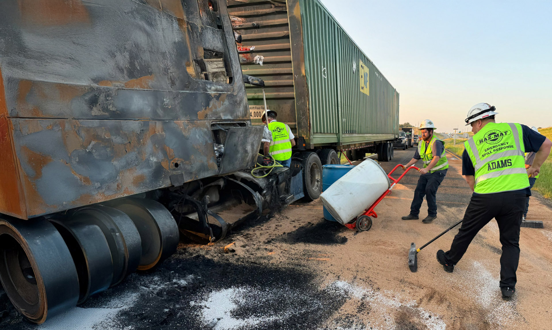 Vehicle Spill Response Across Denton County