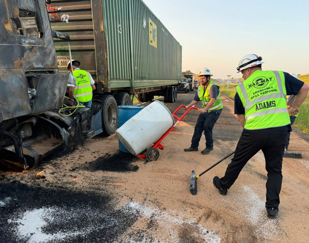 Vehicle Spill Response Across Denton County