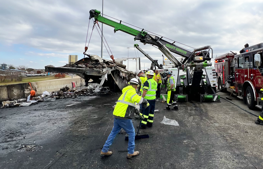 Highway incident spill response in Collin County
